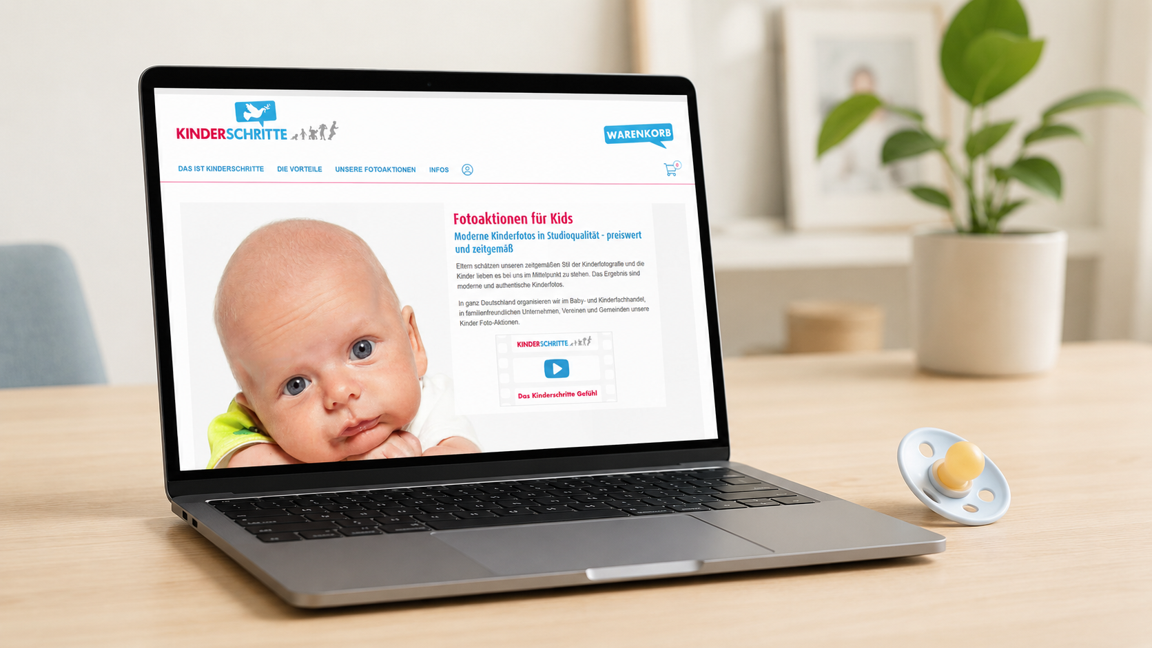 Digitalisierung der Fotoaktionen bei Kinderschritte Kinderschritte Plattform für digitale Organisation und Fotobestellungen