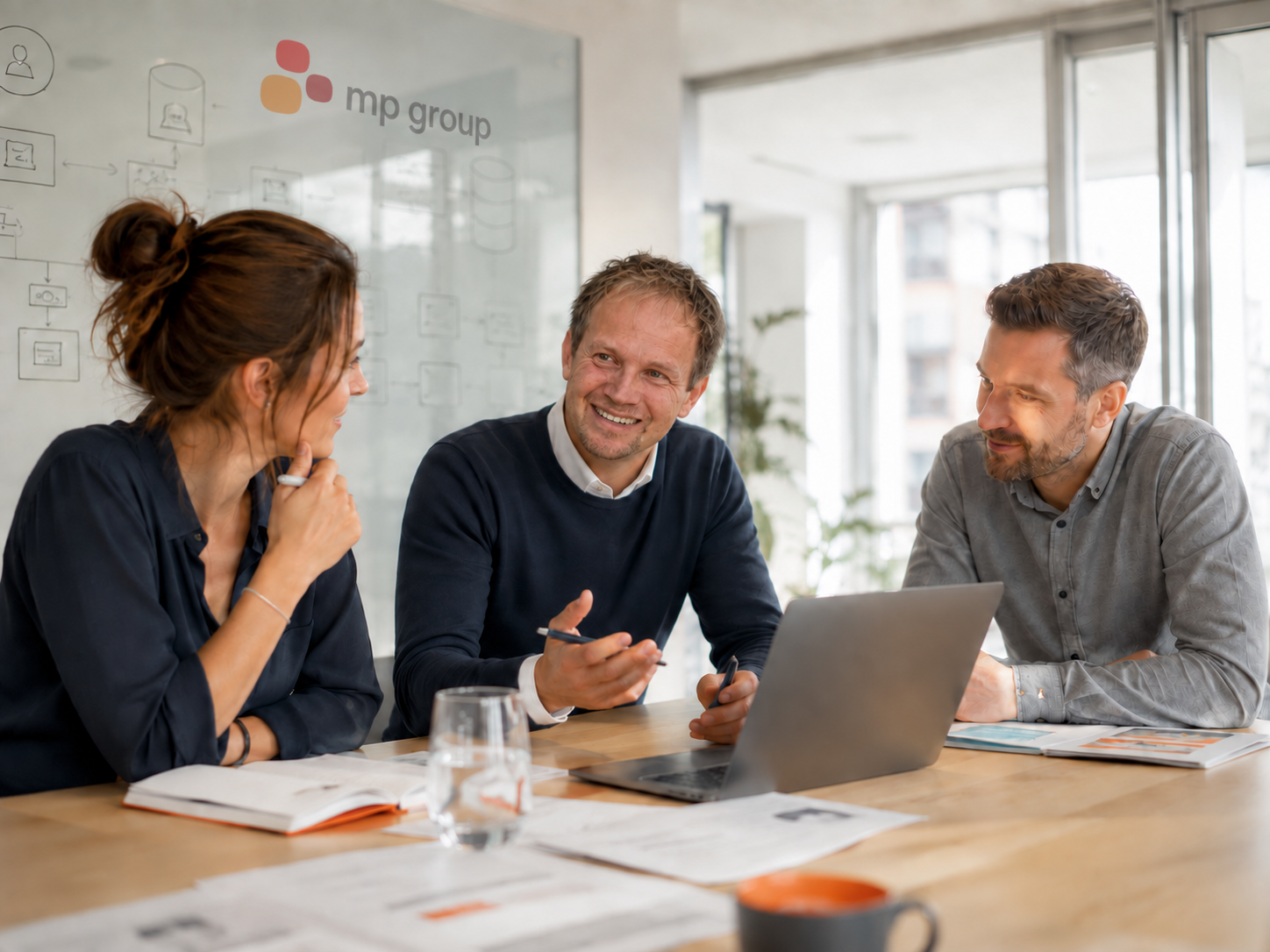 Digitalisierungsberatung und Prozessanalyse Gemeinsame Analyse von Geschäftsprozessen im Beratungsgespräch